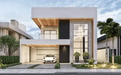 Projeto PC51 – 2 Pisos – 231 m2 – 4 Suítes