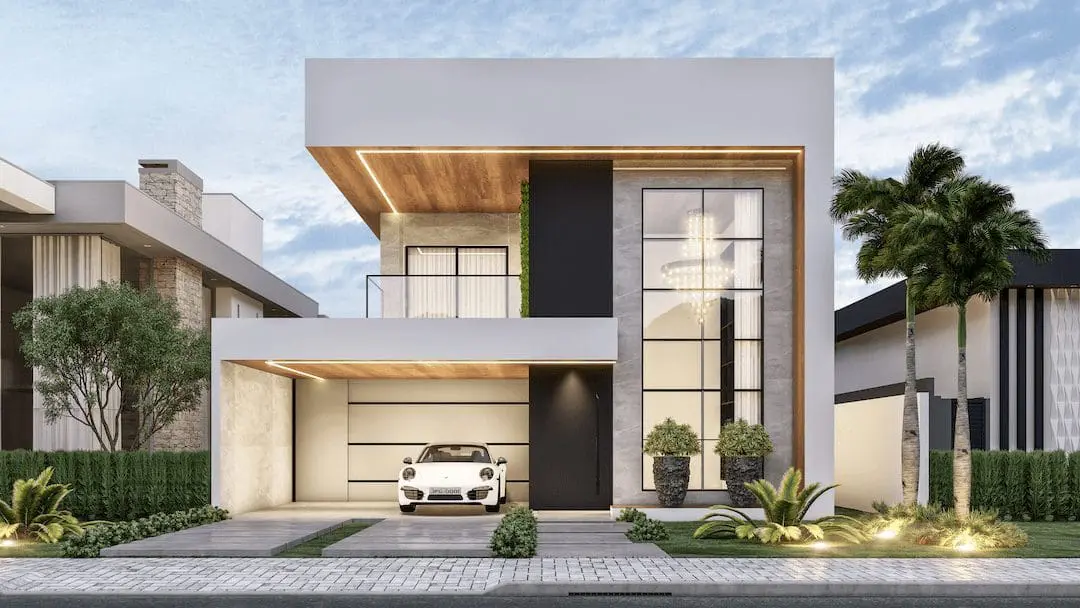 Projeto PC51 – 2 Pisos – 231 m2 – 4 Suítes