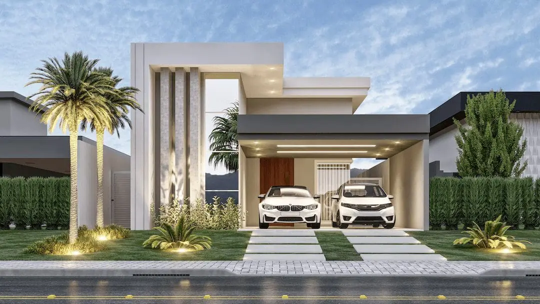 Projeto PC83 – 1 Piso – 134 m2 – 3 Suítes