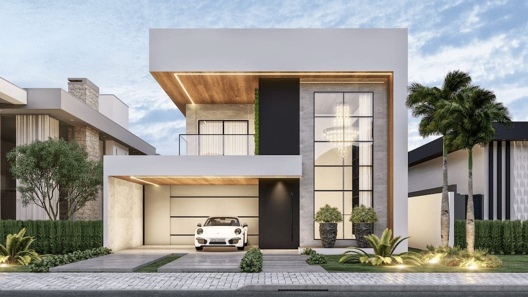 Projeto PC51 – 2 Pisos – 231 m2 – 4 Suítes