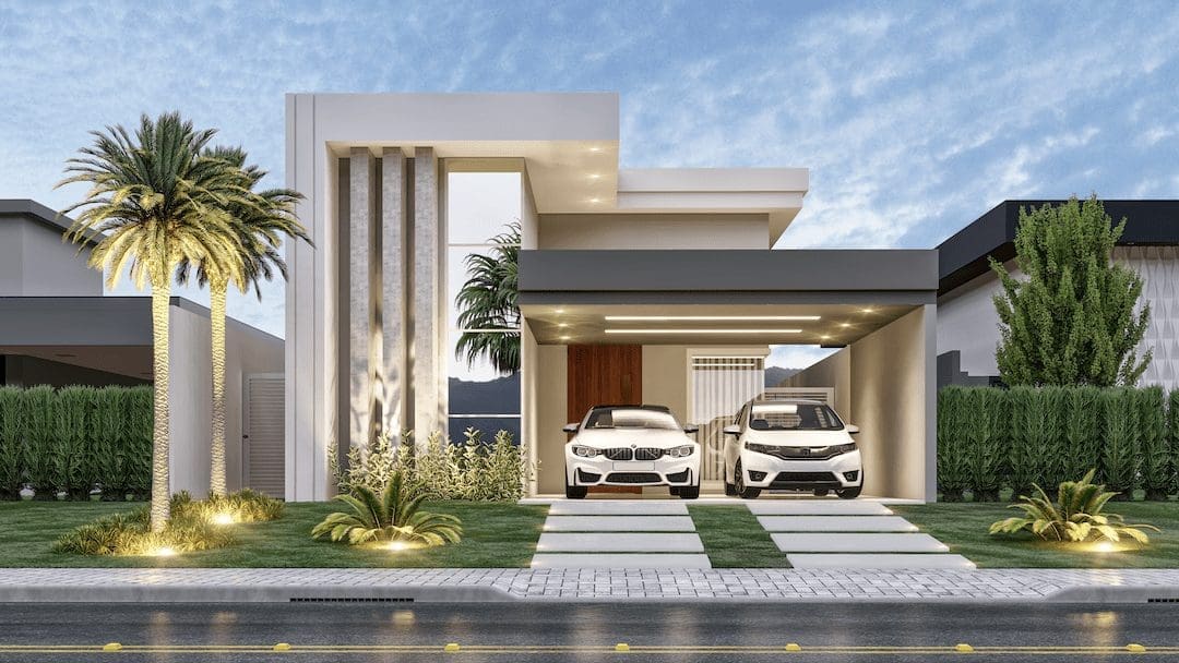 Projeto PC83 – 1 Piso – 134 m2 – 3 Suítes